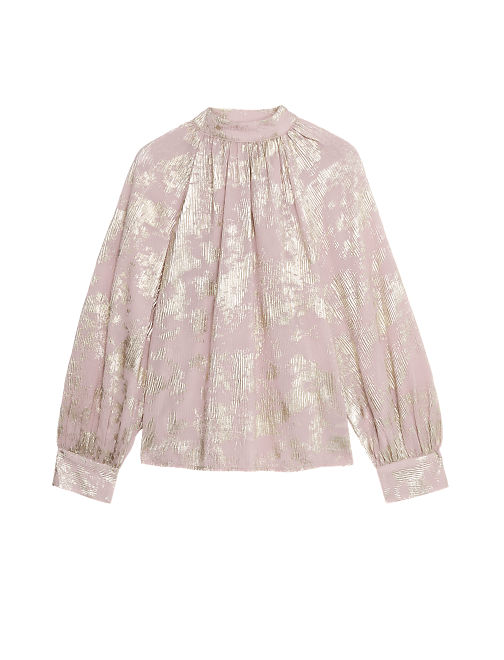 Sparkly High Neck Blouse