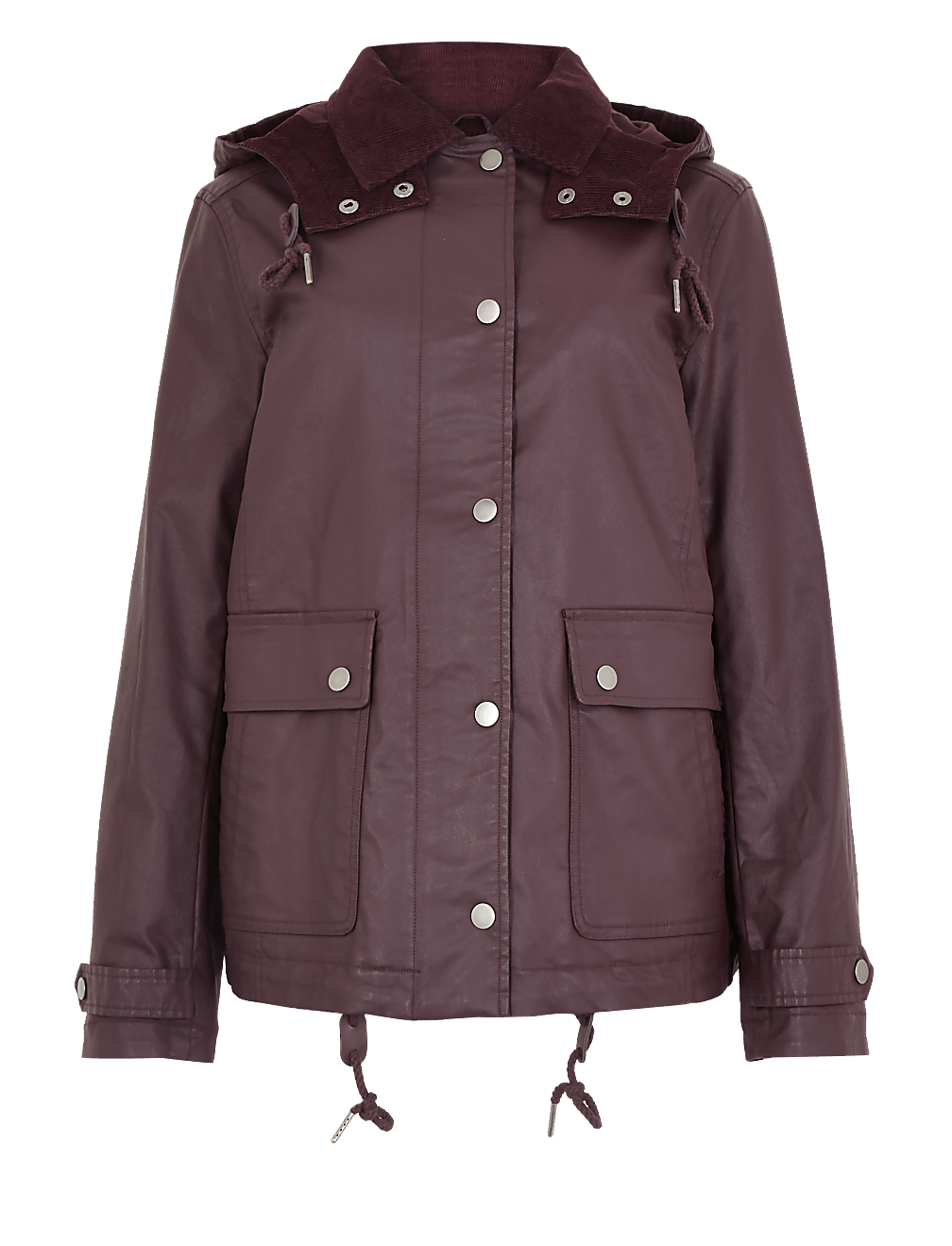 Cropped Swing Wax Jacket