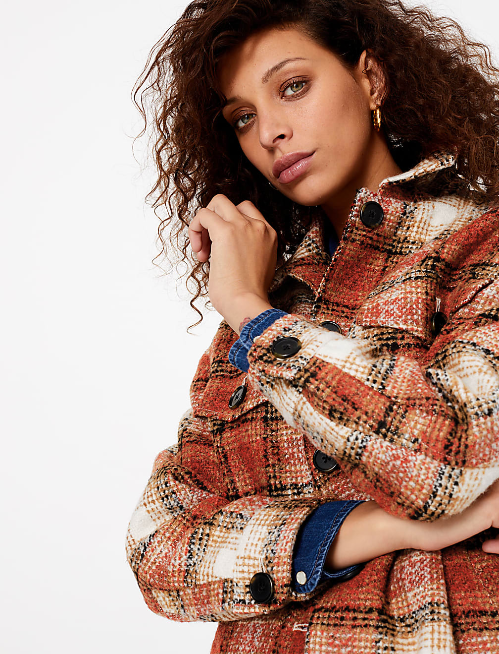 Checked Overcoat