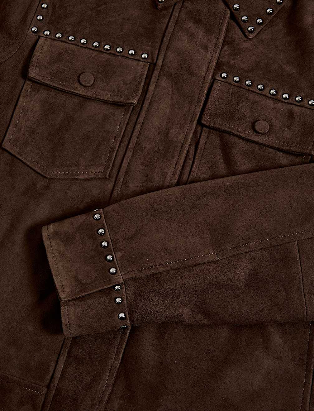 STUD SUEDE JKT