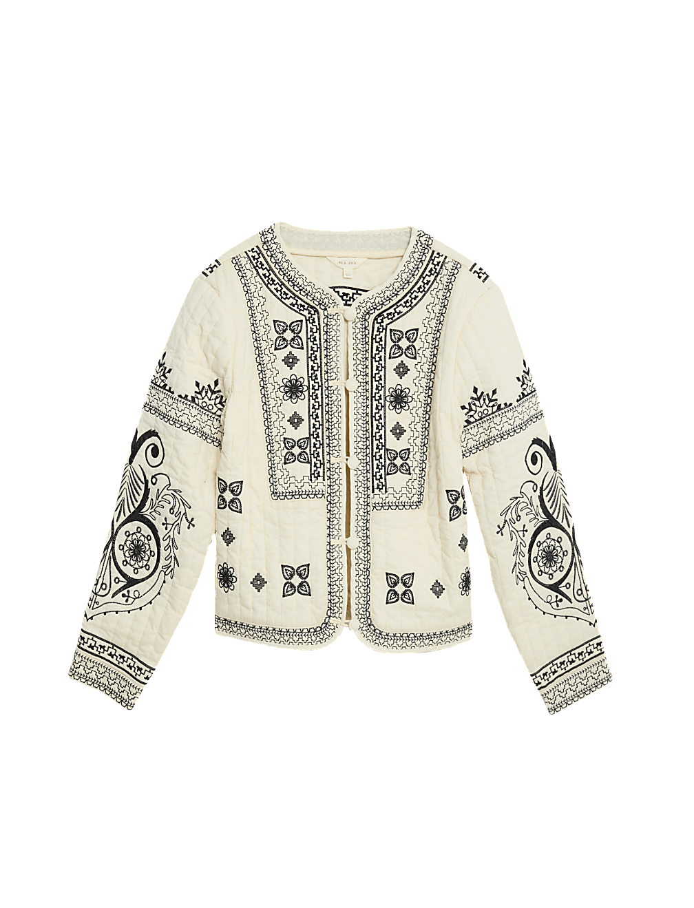 Pure Cotton Embroidered Short Jacket
