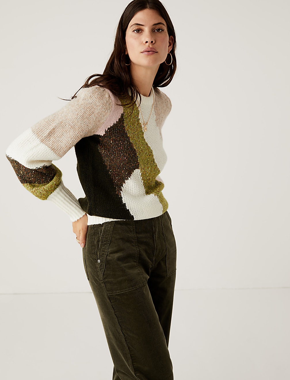 Colour Block Jumper