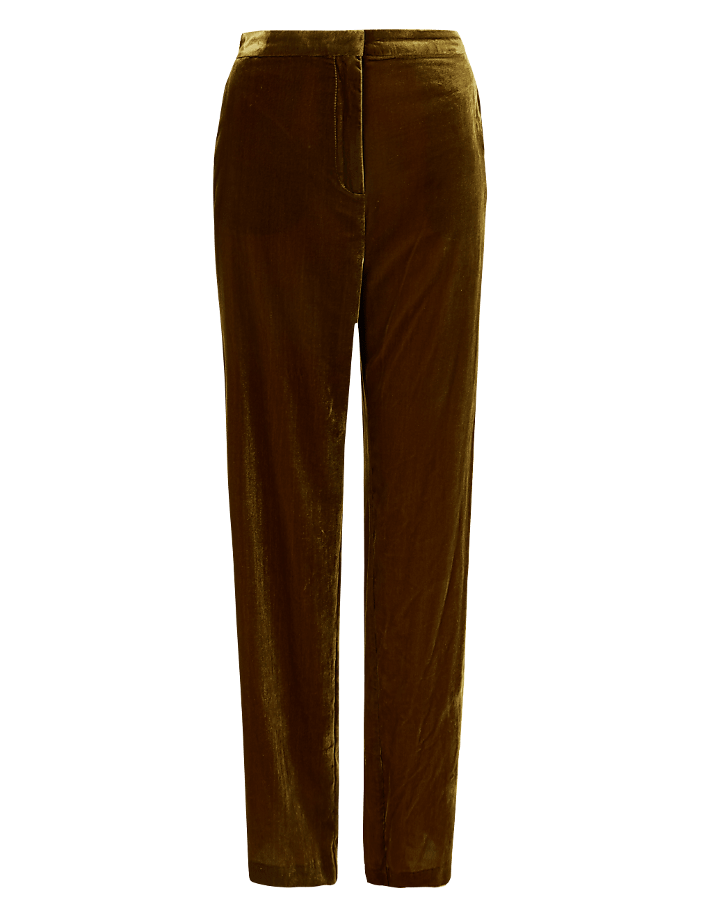 Velvet Wide Leg Trousers