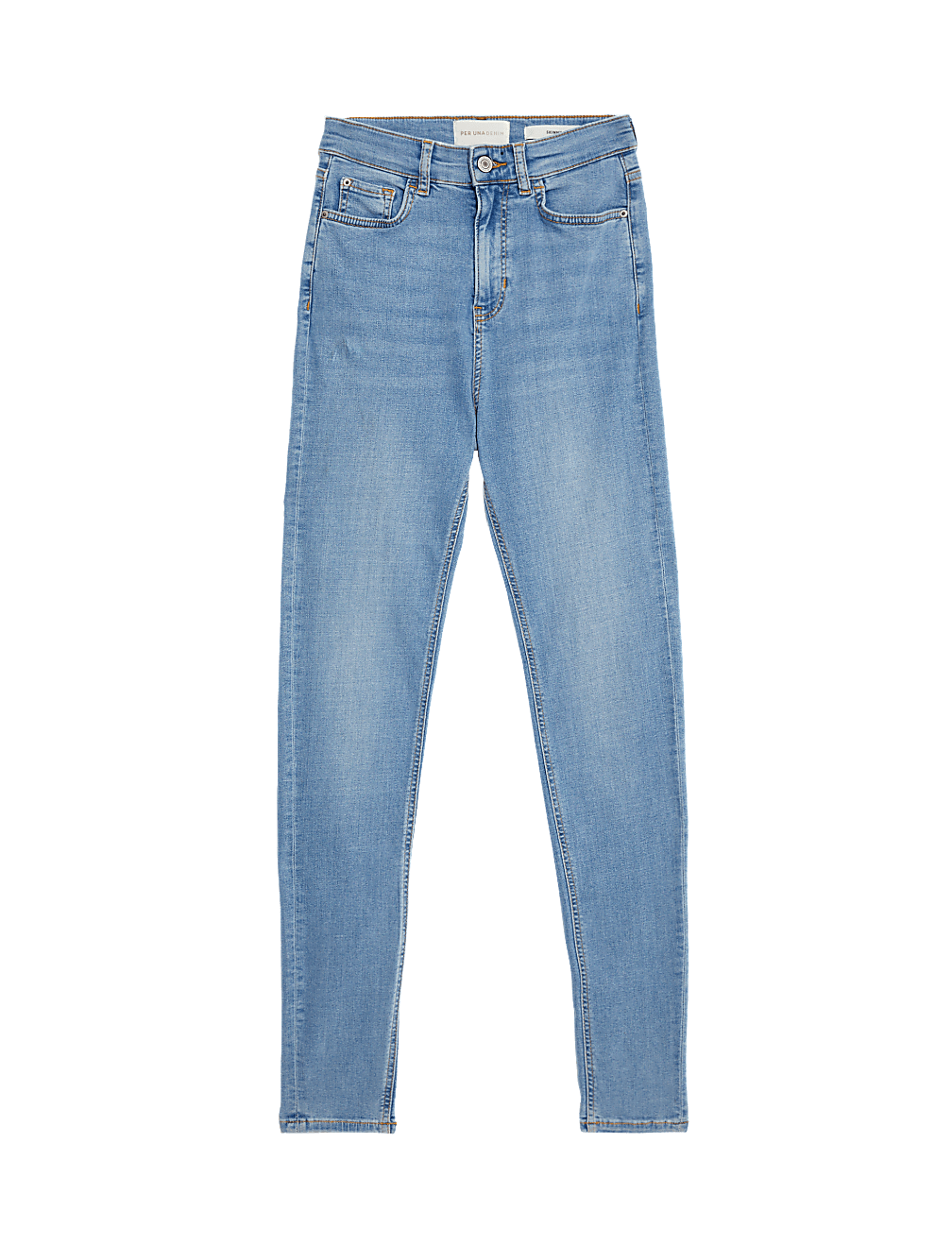 Lyocell Rich High Waisted Skinny Jeans
