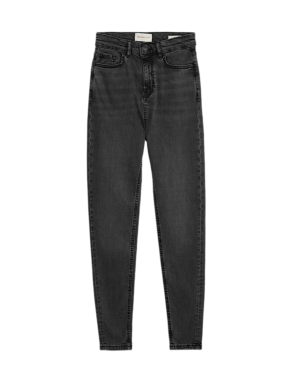 Lyocell Rich High Waisted Skinny Jeans