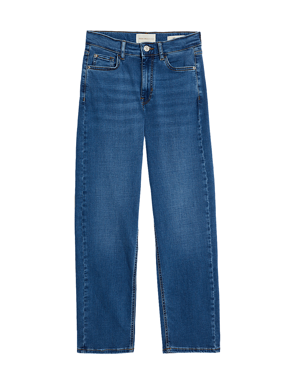 Lyocell Rich Straight Leg Jeans