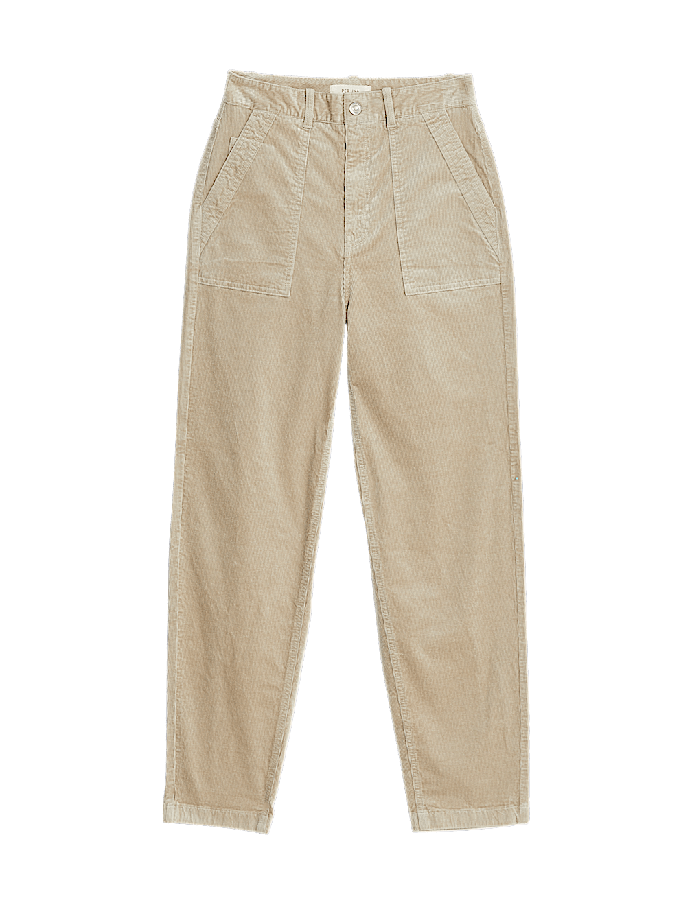 Cord Tapered Ankle Grazer Trousers
