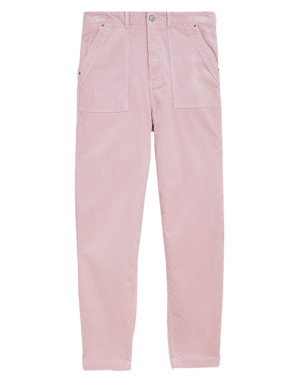 Corduroy Tapered Ankle Grazer Trousers