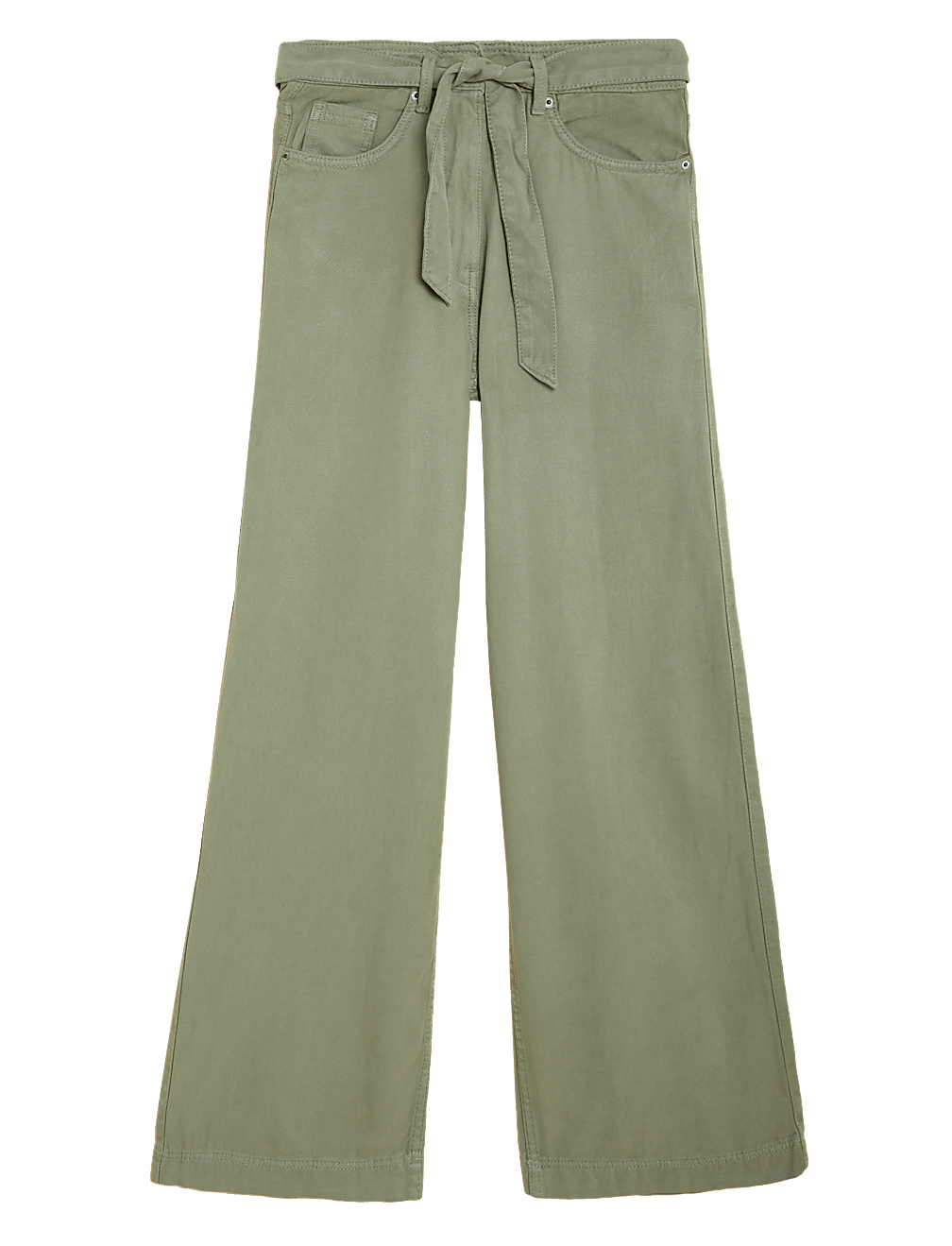 Tencel&trade; Blend Wide Leg Trousers
