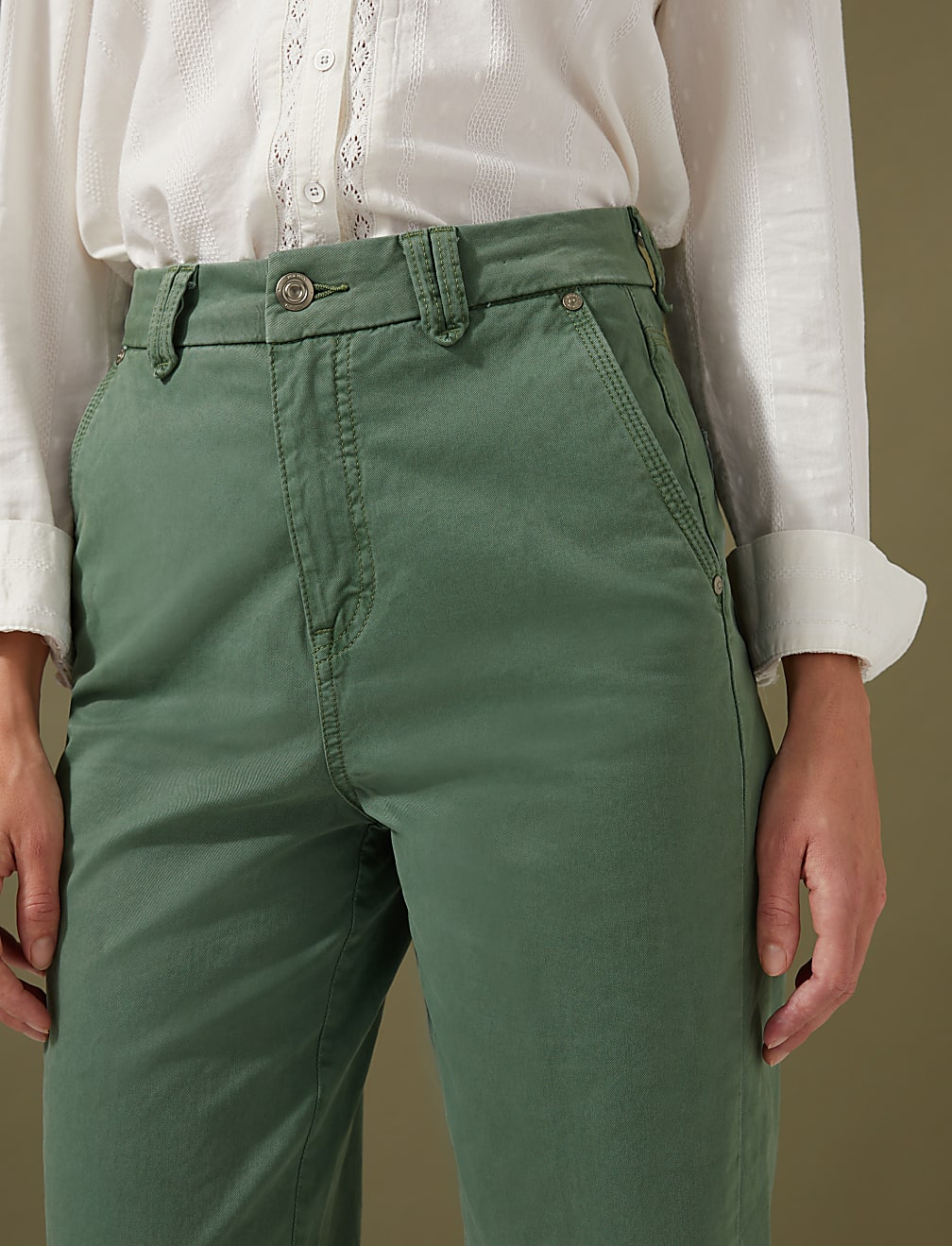 Cotton Rich Tapered Chinos