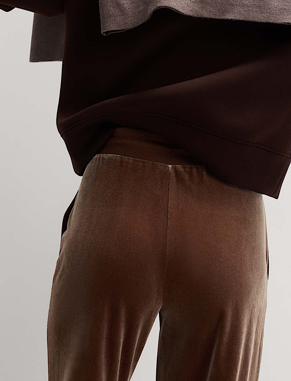 High Waisted Wide Leg Joggers