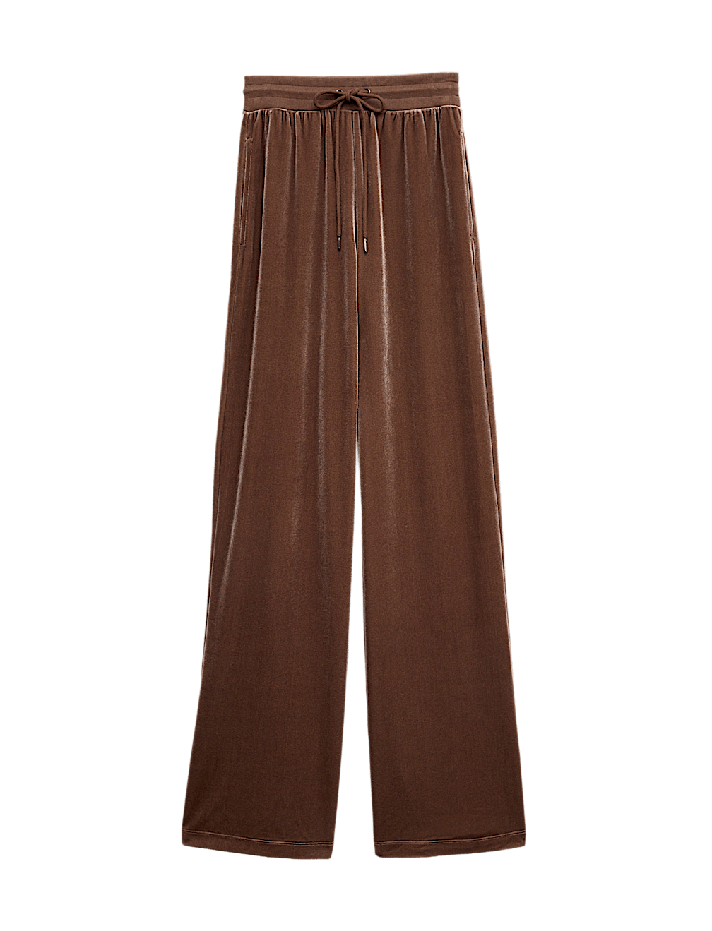 High Waisted Wide Leg Joggers