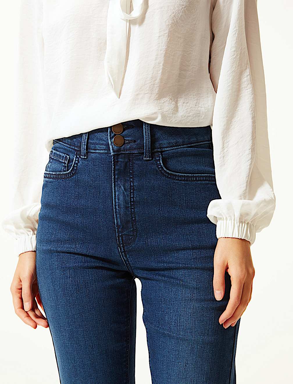 Sculpt & Slim High Waist Straight Leg Jeans