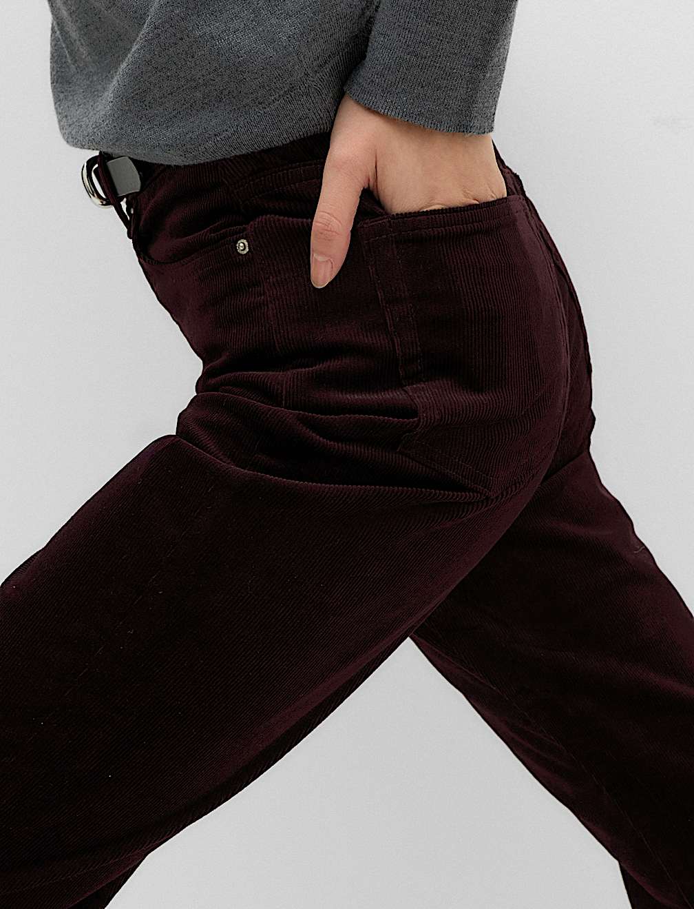 Cord Straight Leg Trousers