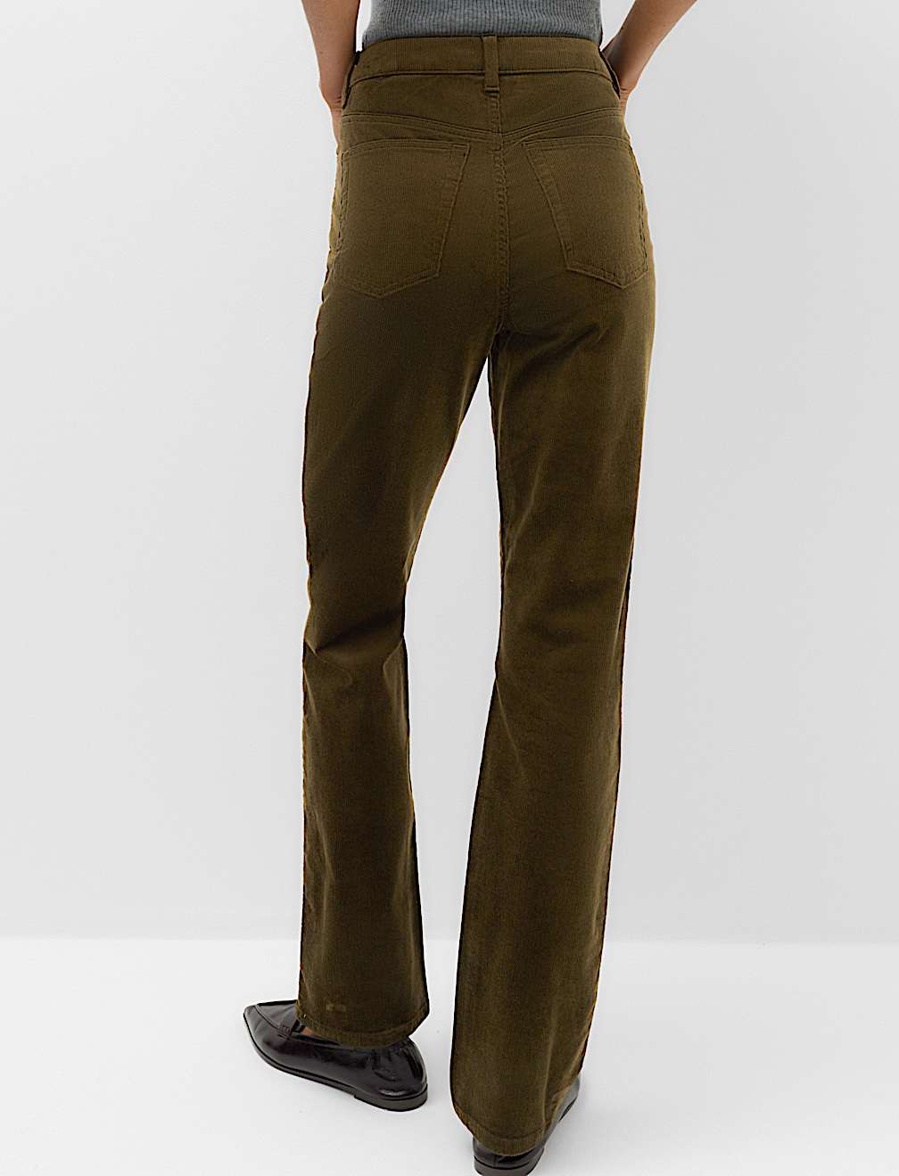 Cord Straight Leg Trousers