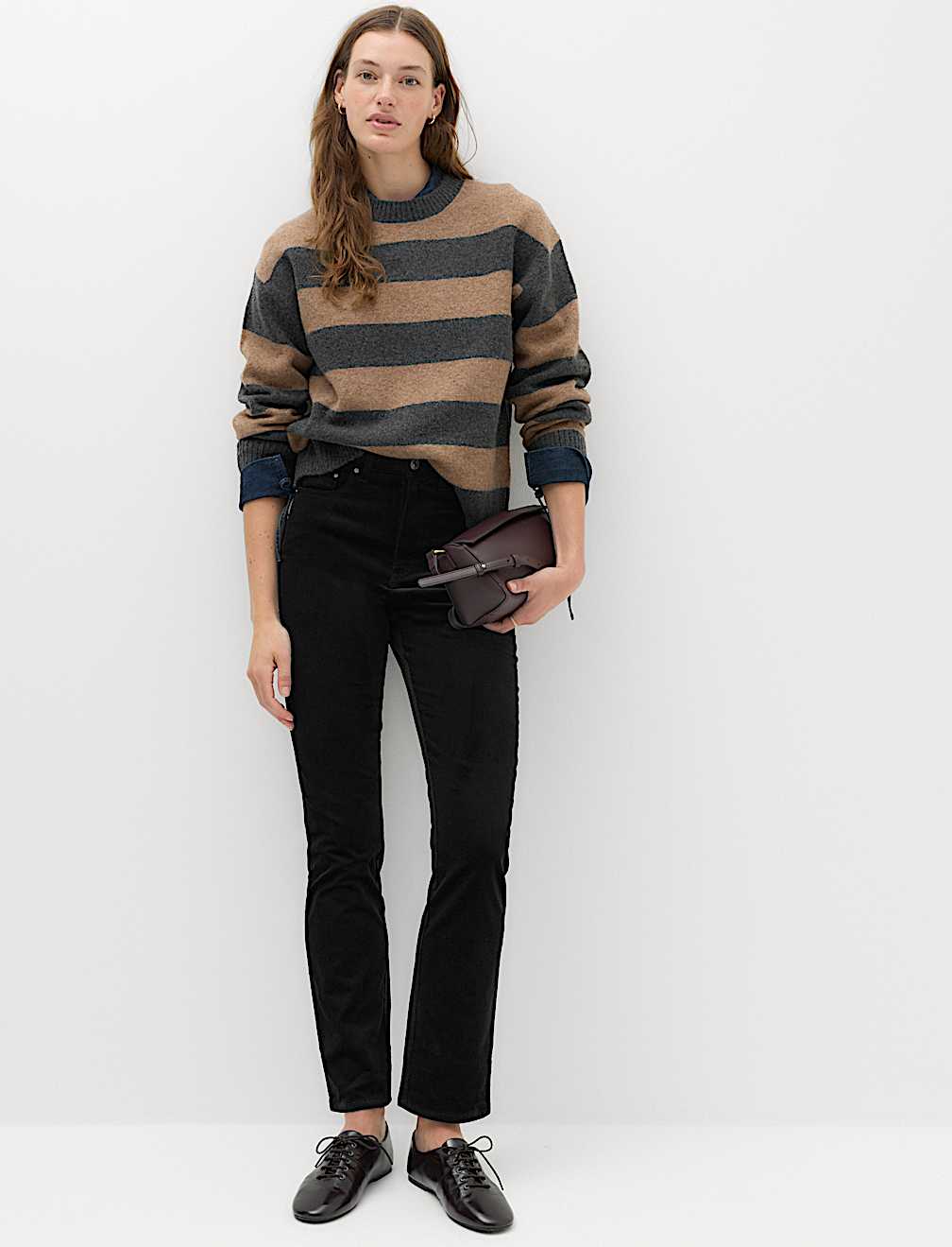 Cord Straight Leg Trousers