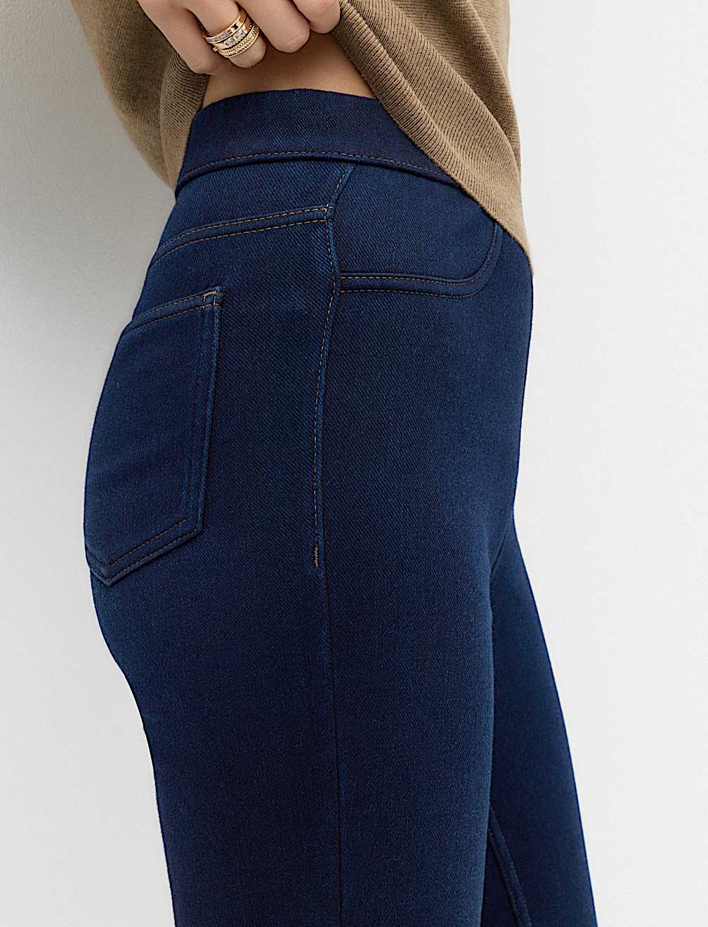 Cosy Pull On High Waisted Jeggings