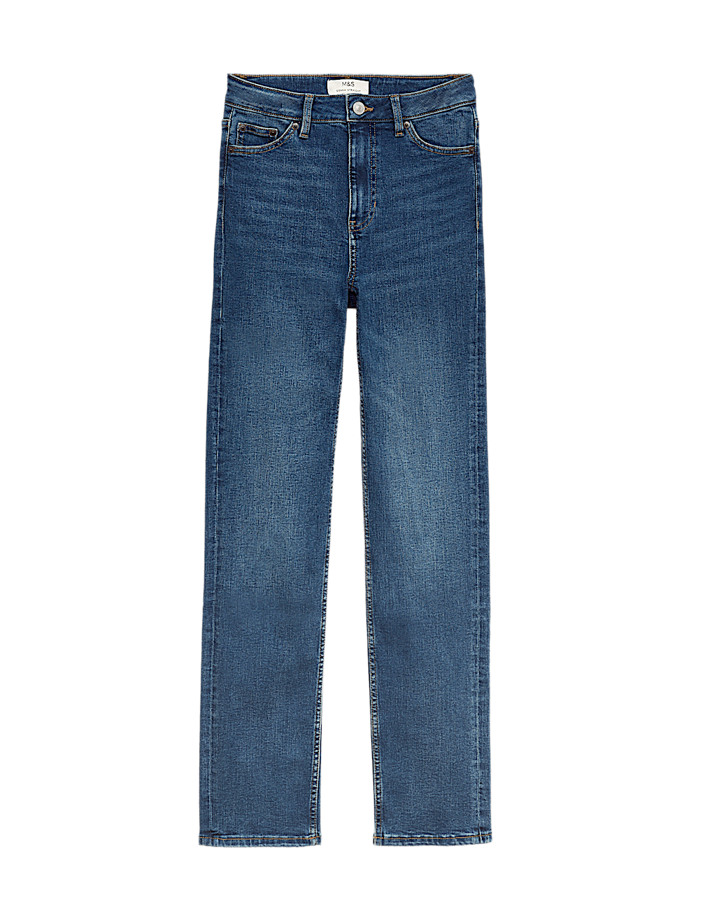 Sienna Mid Rise Straight Leg Jeans