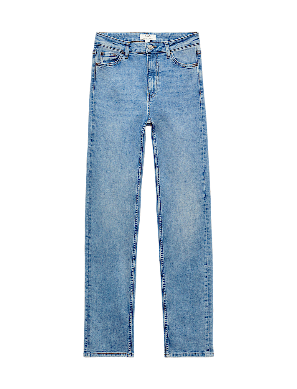 Sienna Mid Rise Straight Leg Jeans