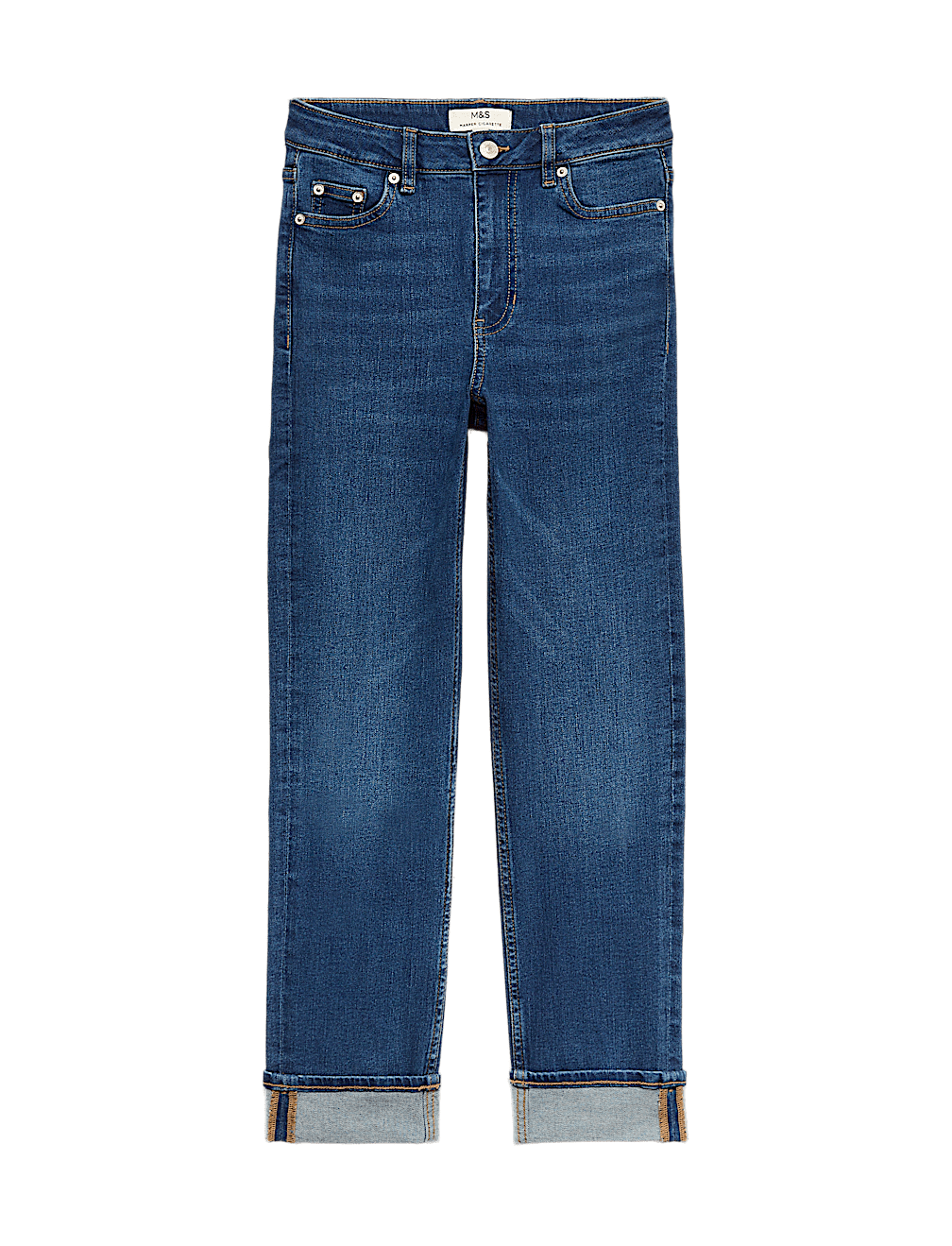 Harper High Waisted Cigarette Cropped Jeans