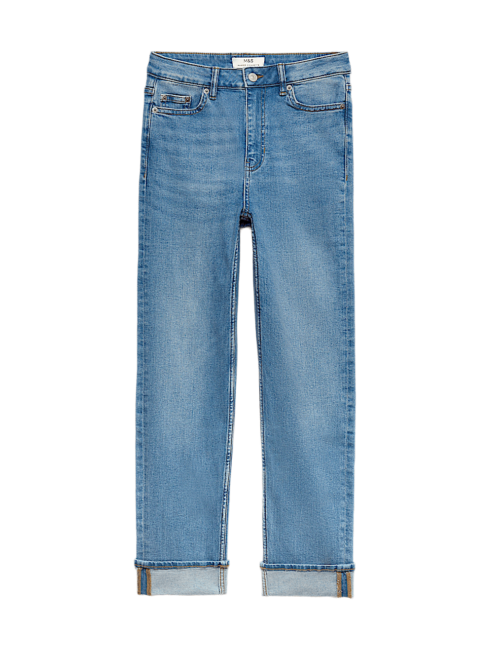Harper High Waisted Cigarette Cropped Jeans