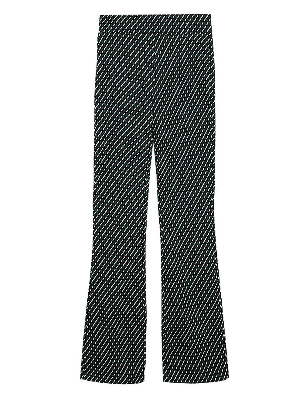 Printed High Waisted Flared Leggings