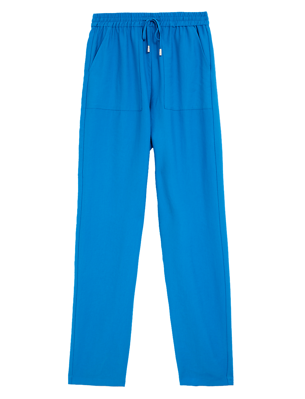 Lyocell Rich Tapered Ankle Grazer Trousers