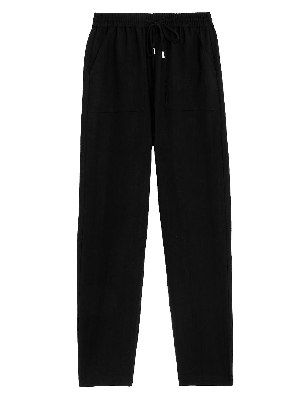 Lyocell Rich Tapered Ankle Grazer Trousers
