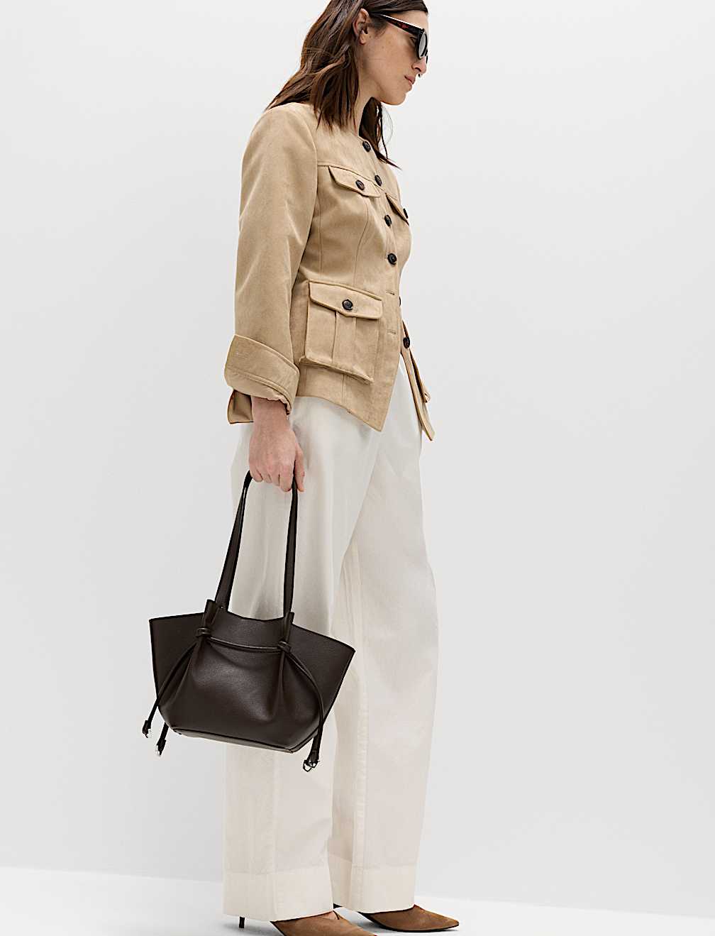 2 Pack Pure Cotton Poplin Straight Leg Trousers