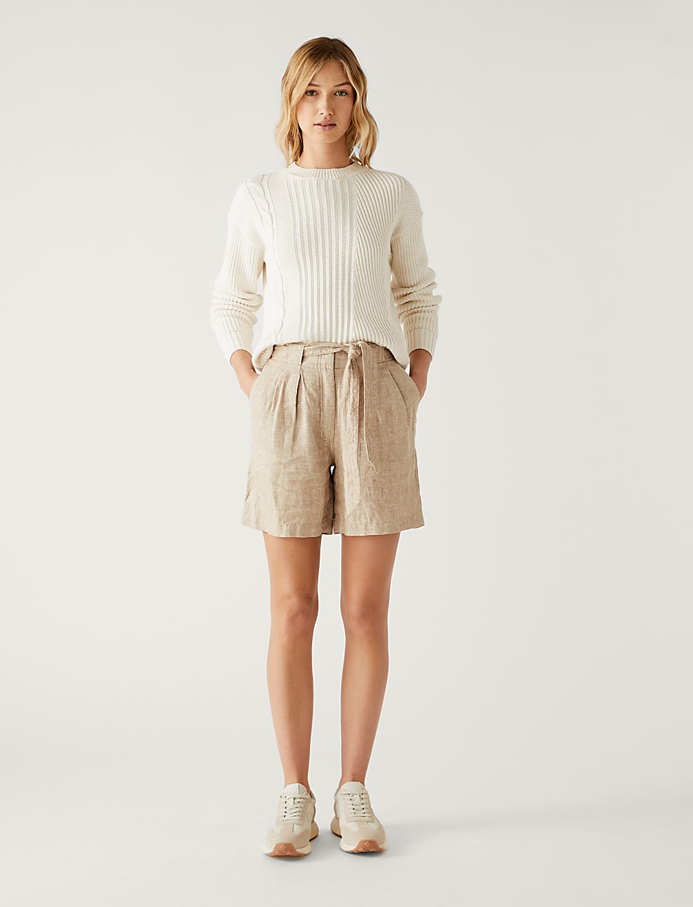 Pure Linen Shorts