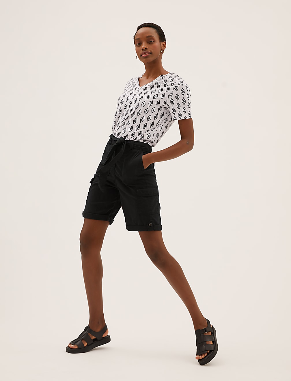 Tencel&trade; Rich Cargo Shorts