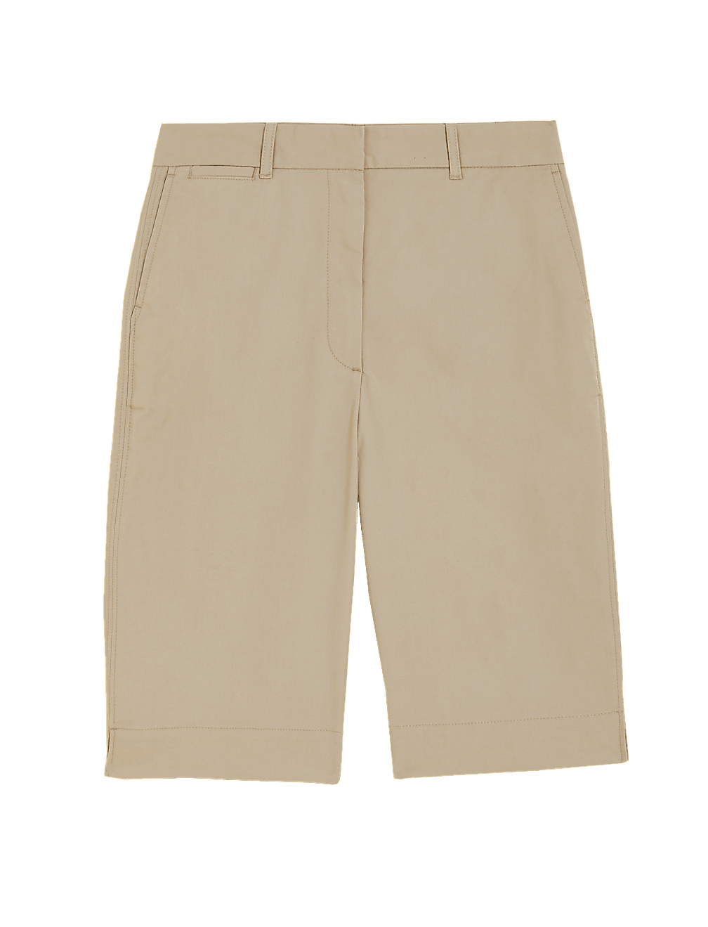 Cotton Rich Knee Length Chino Shorts