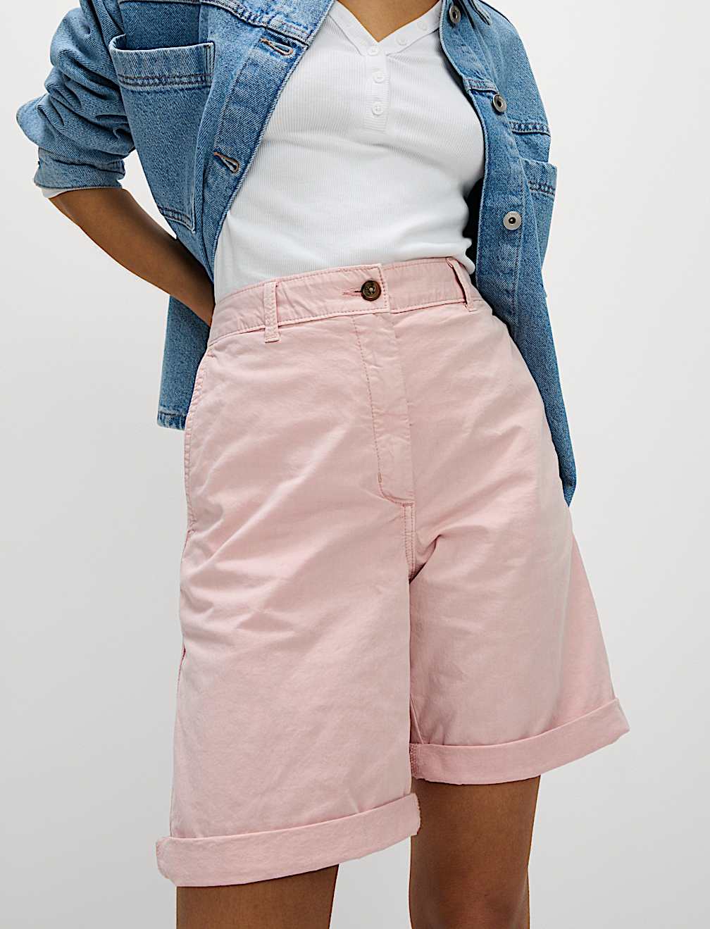 Cotton Rich Tea Dyed Chino Shorts