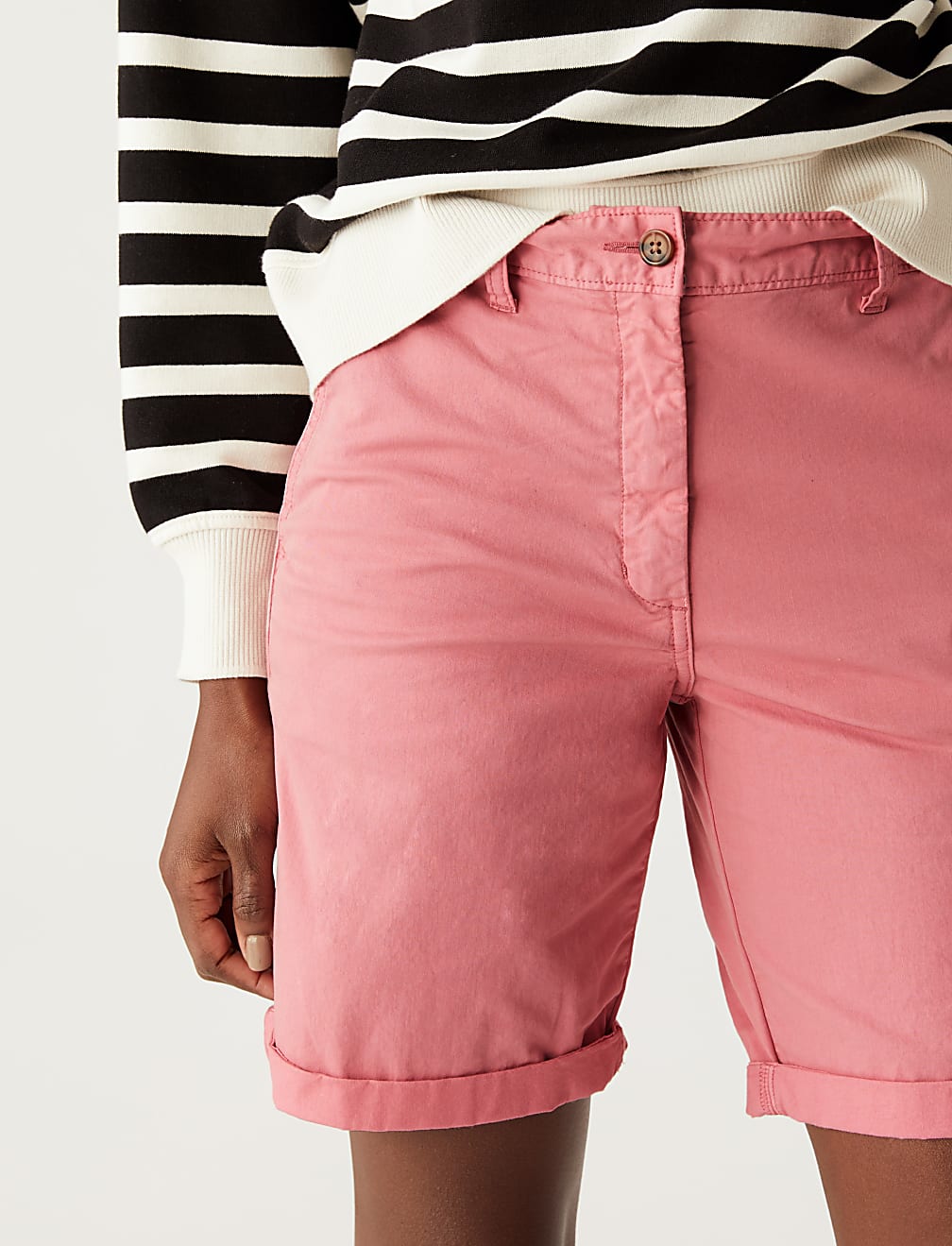 Cotton Rich Tea Dyed Chino Shorts