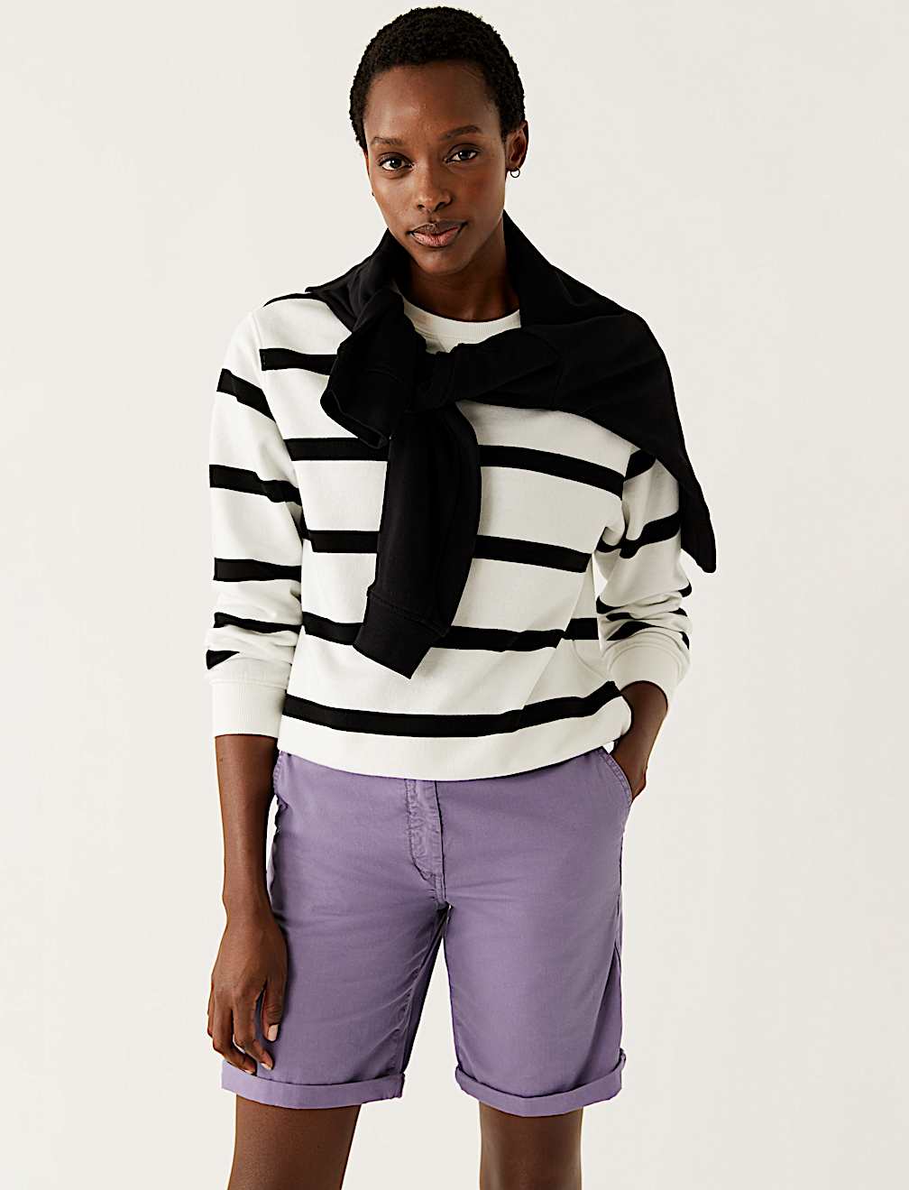 Cotton Rich Tea Dyed Chino Shorts