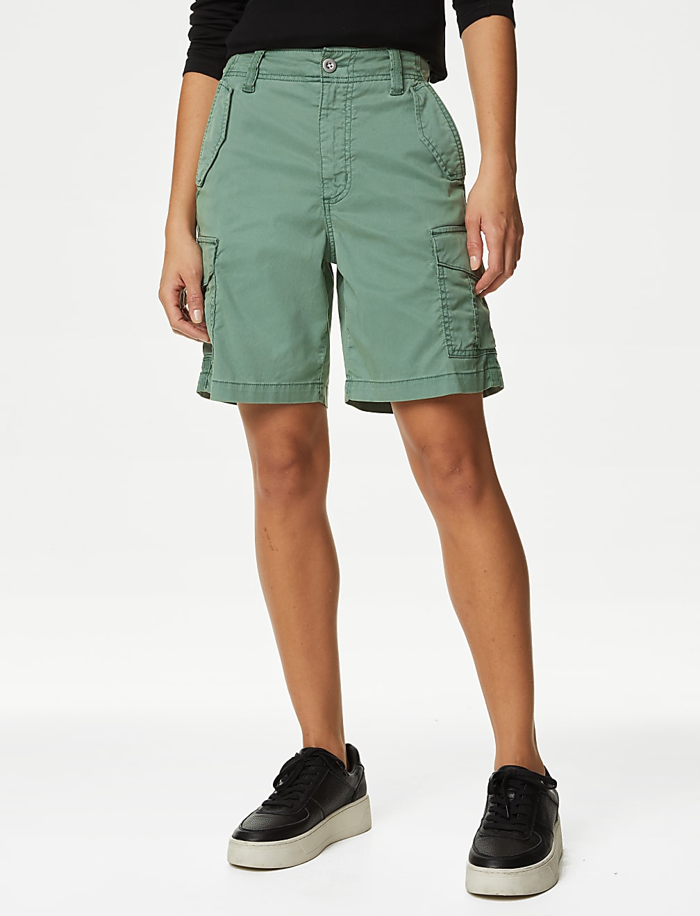 Lyocell™ Rich Cargo Tea Dyed Shorts