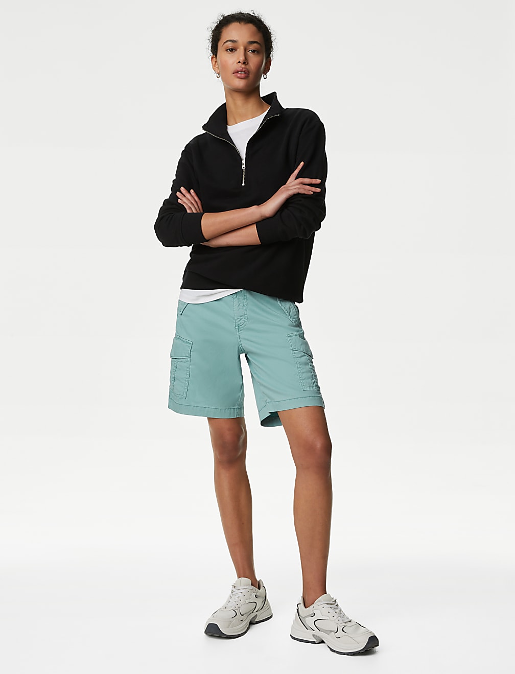 Lyocell™ Rich Cargo Tea Dyed Shorts