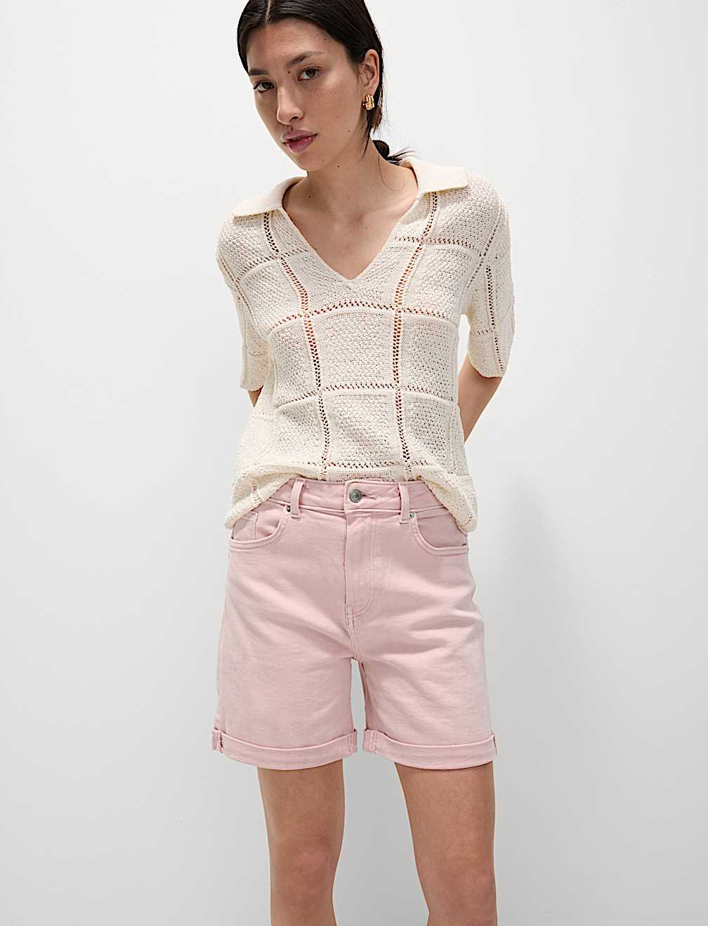 Denim Boyfriend Shorts