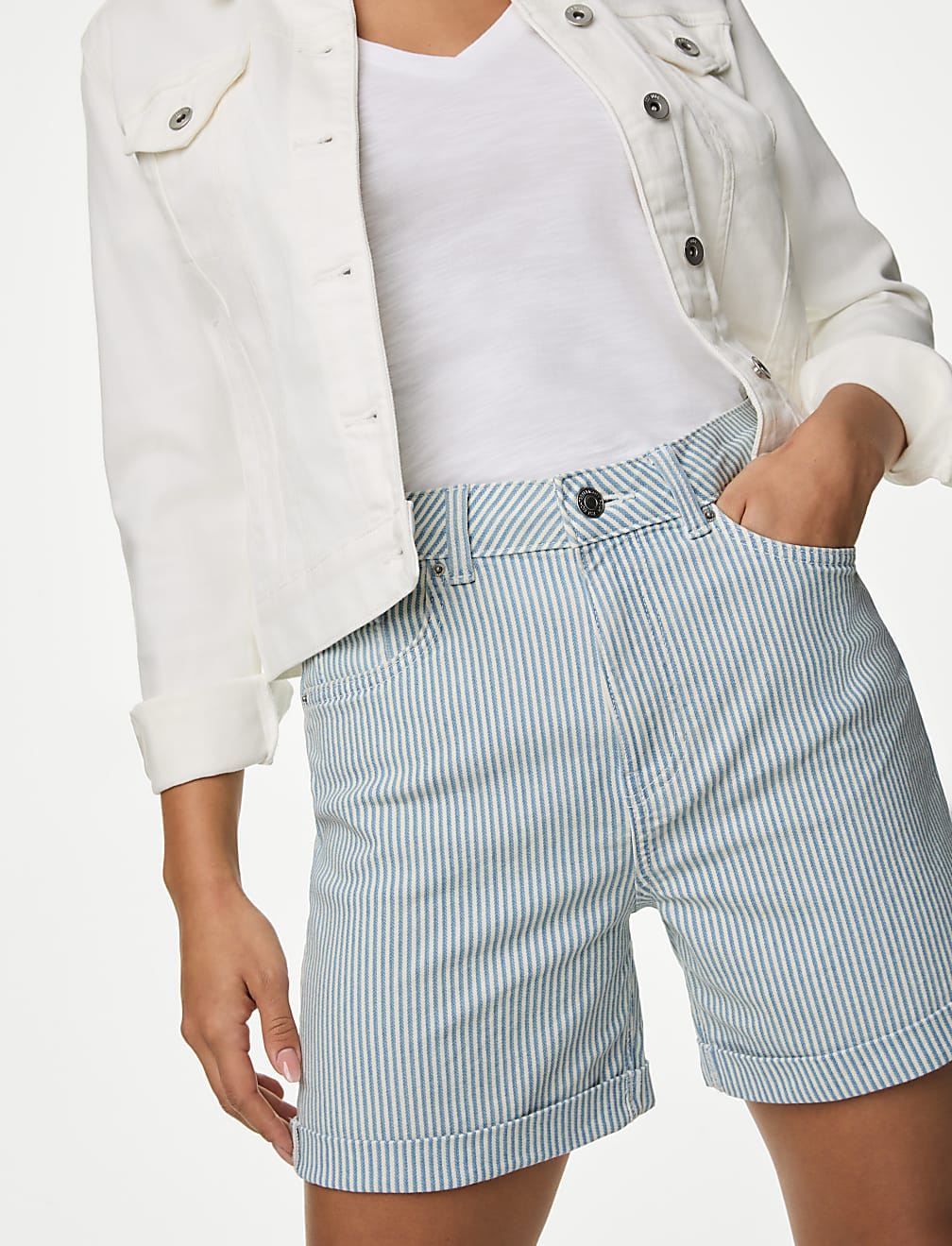 Denim Boyfriend Shorts