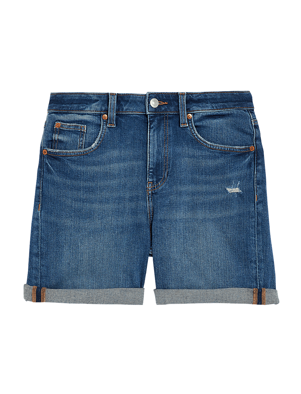 Denim Boyfriend Shorts