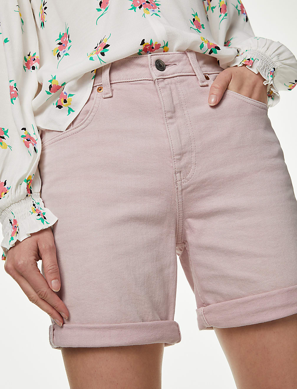 Denim Boyfriend Shorts