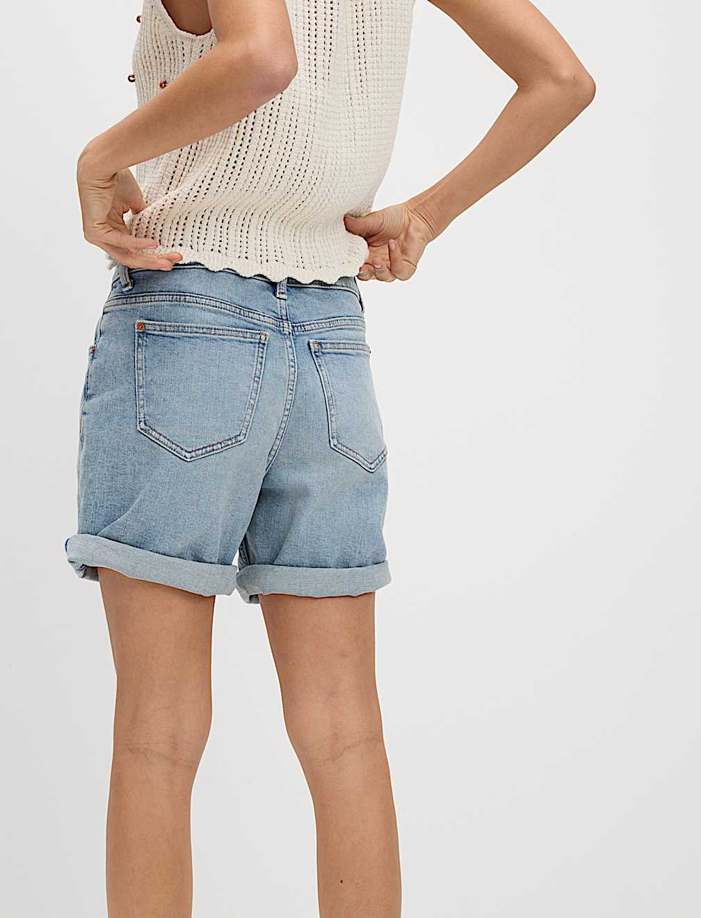 Denim Boyfriend Shorts