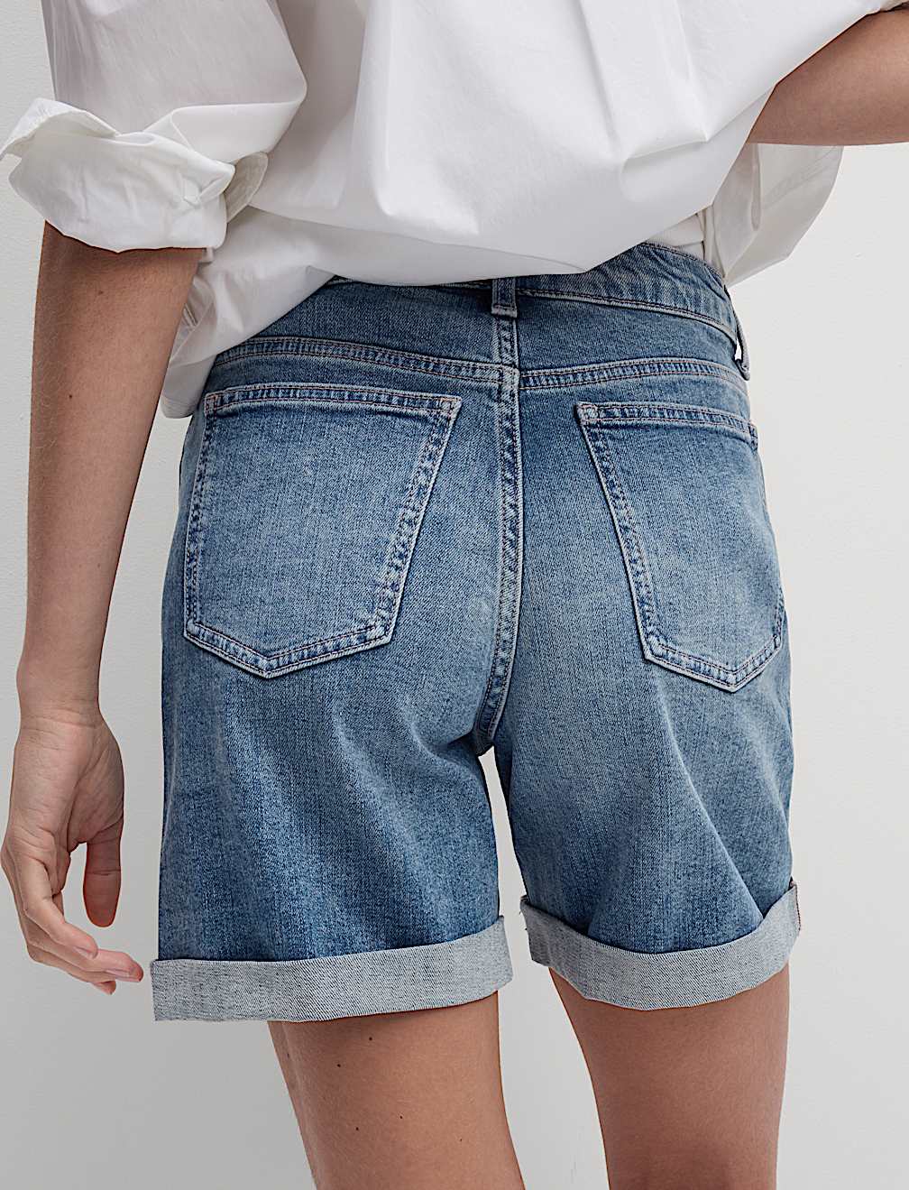 Denim Boyfriend Shorts