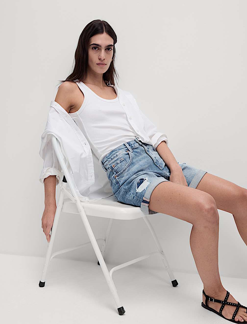 Denim Boyfriend Shorts