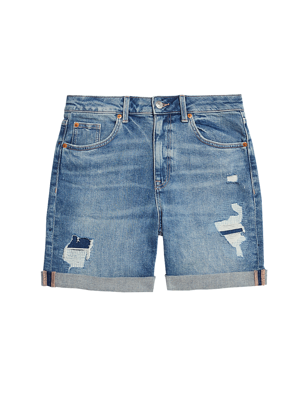 Denim Boyfriend Shorts