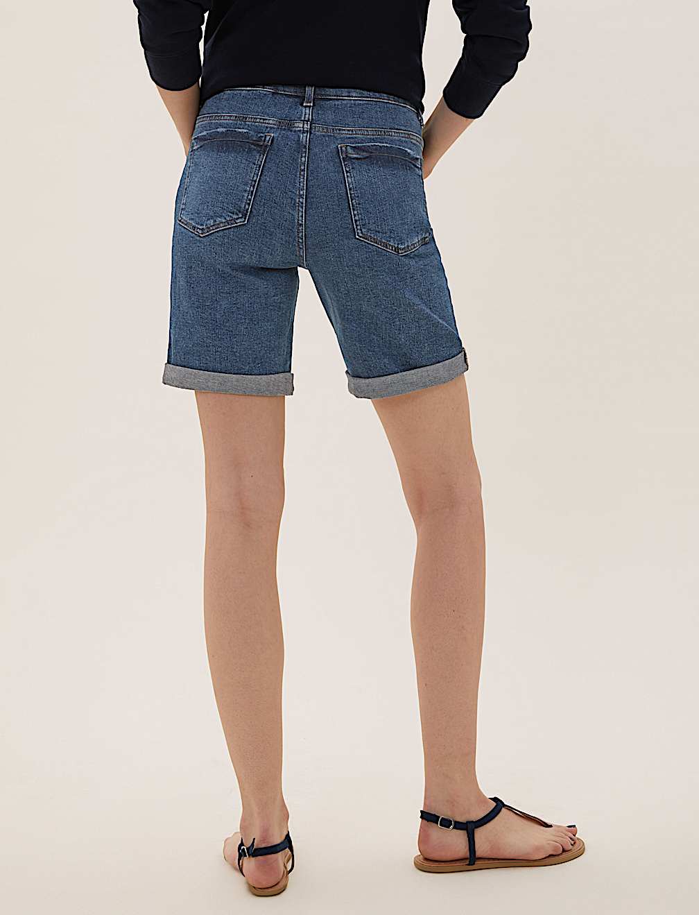 Denim Boyfriend Shorts