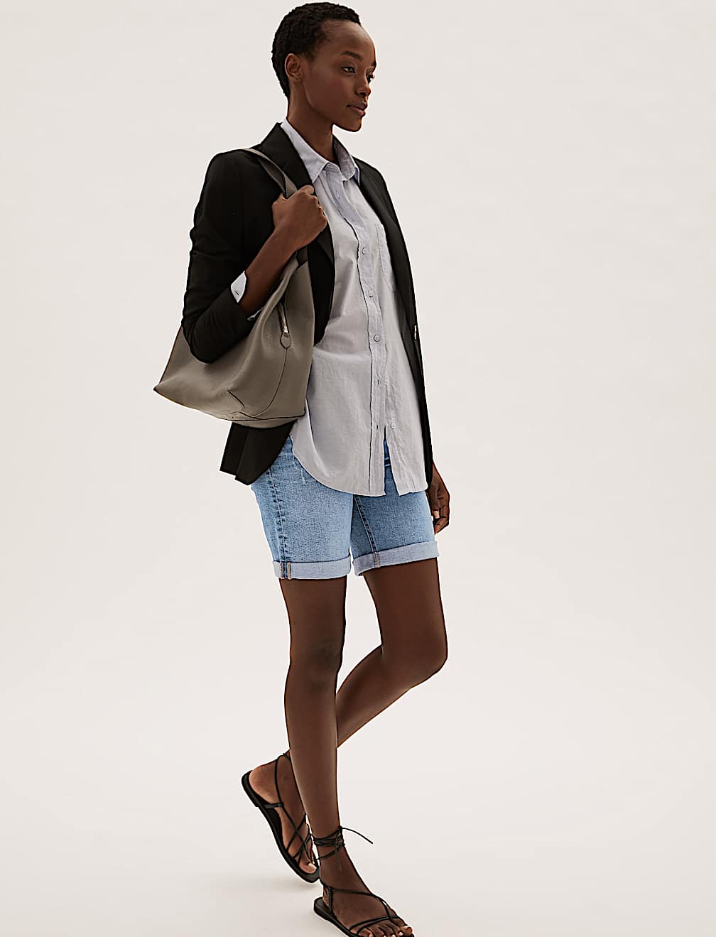 Denim Boyfriend Shorts