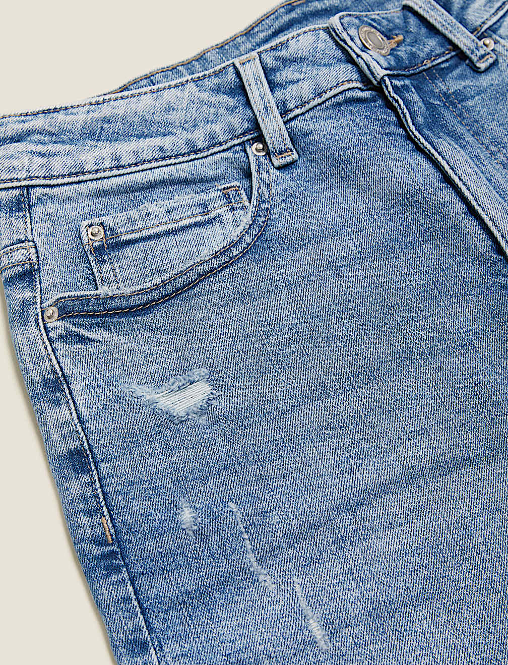 Denim Boyfriend Shorts