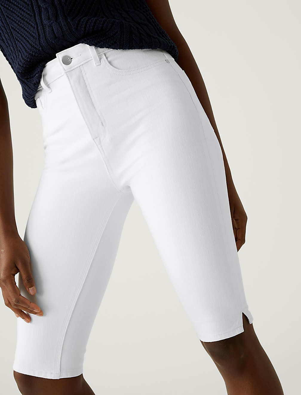 Marks and spencer knee length shorts sale