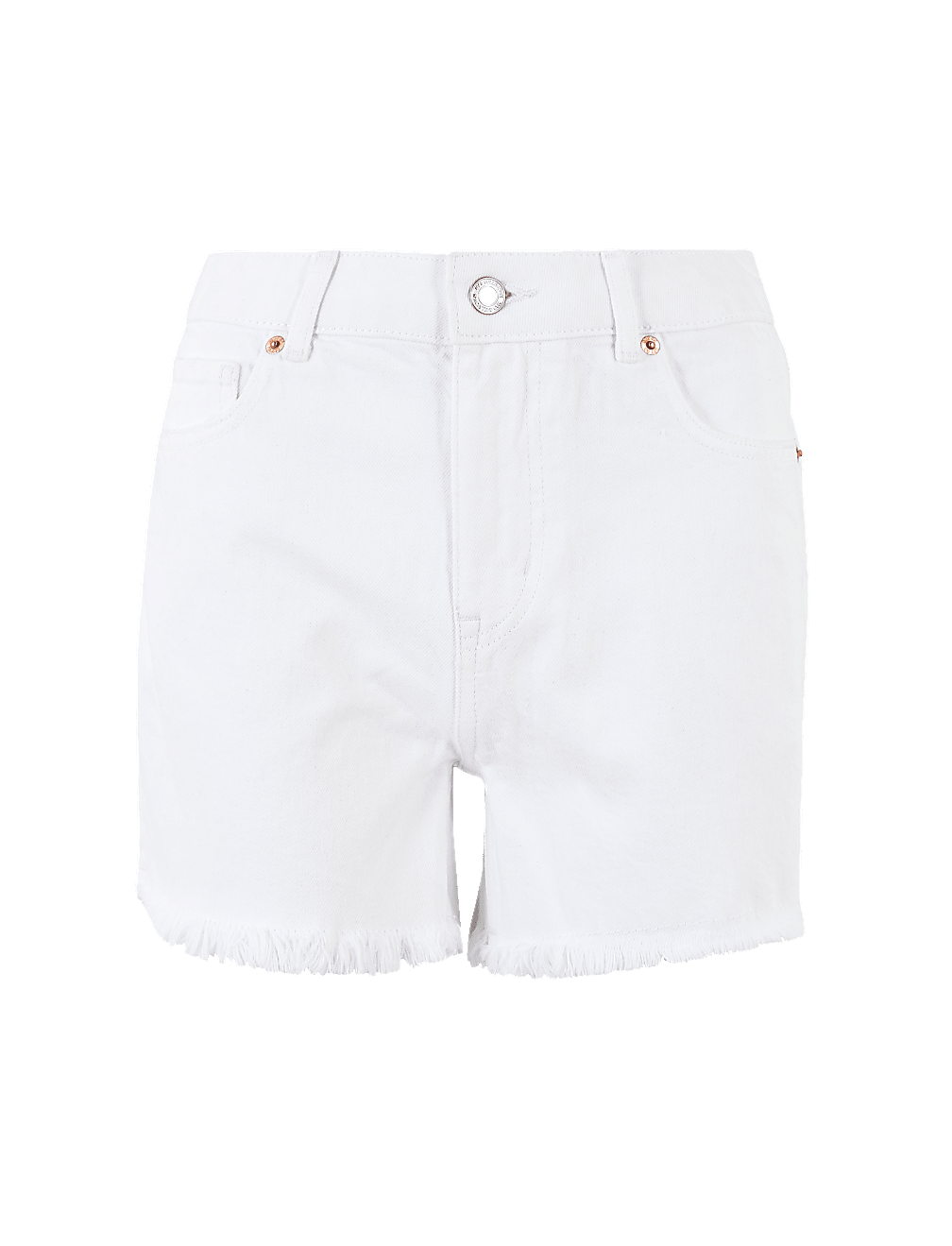 Denim Cut Off High Waisted Shorts